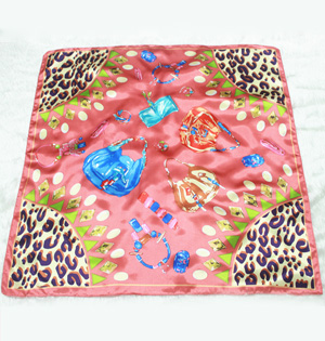 Fashionable women silk scarves