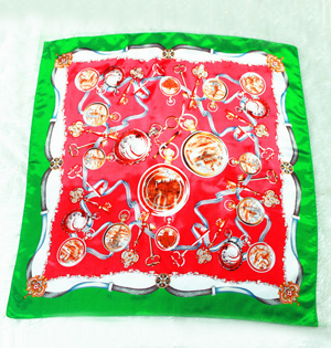 Floral silk scarf wholesale
