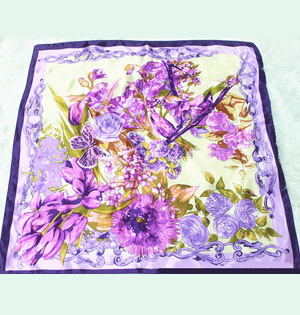 Women silk painted scarves wholesale