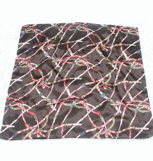 Jacquard blank silk scarves