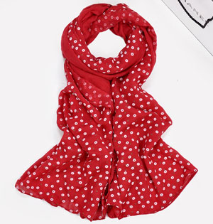 Floral cotton scarf wholesale