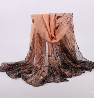 Voile scarf valance wholesale