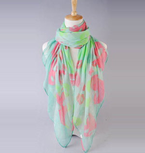 Women cotton silk scarves