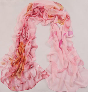 Wholesale silk georgette scarf