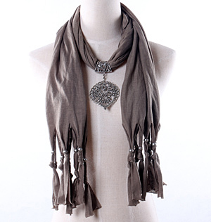 Wholesale Scarf Charms Pendant Scarves Jewelry Scarf