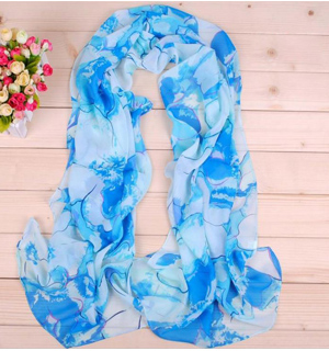 Bauhinia printed scarf shawls wholesale