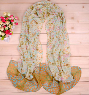 Leopard Print Long Scarf wholesale point