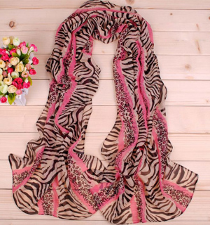 Tiger leopard print fashion scarves wholesale
