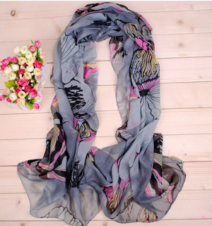 Printed scarves wholesale fashion abstract graffiti