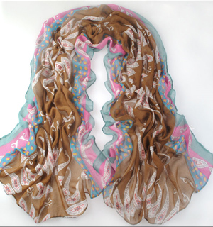 Fashion cotton voile scarves wholesale