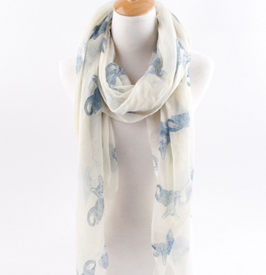 Voile kitty wholesale scarves women