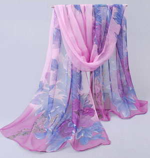 Women Peony Scarf Wholesale