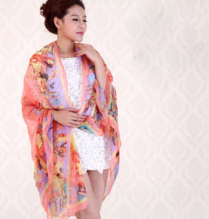 Animal print scarves wholesale