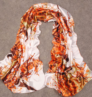 Plum Chiffon scarves wholesale