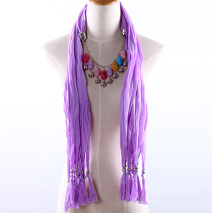 Factory stone pendant scarf wholesale