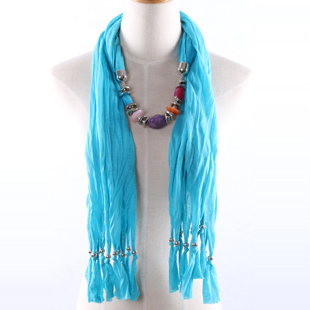 Cobblestone pendant scarf wholesale