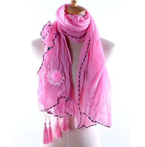 Arab headscarf Flowers Rhinestone scarves wholesale