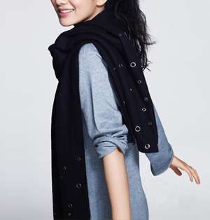 Korea rivet punk style scarves wholesale