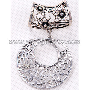 Flower tube slide pendant scarf accessories