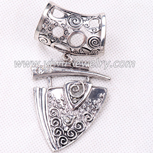 Pattern alloy scarf jewelry