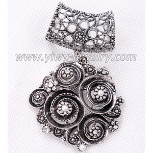 Rose pearl pendant parts and accessories