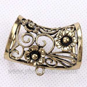 Scarves accessories bronze pattern slider