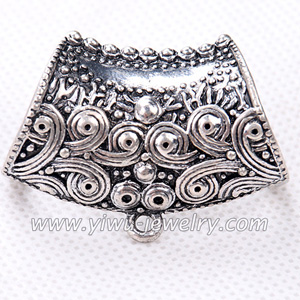 Zinc alloy scarves pendant slider parts