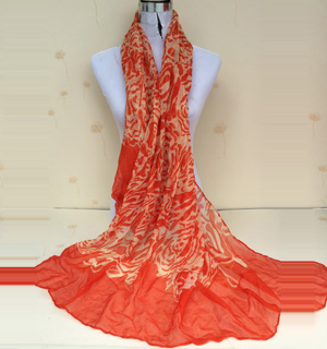 Summer ink painting scarf wholesale