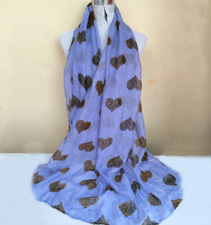 Love leopard dot pattern scarf wholesale