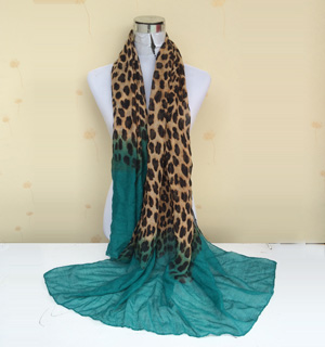 Leopard splicing sexy women scarf wholesale scarves