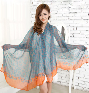 Leopard cotton scarf dress