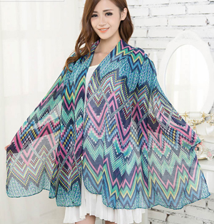 Women summer diamond pattern beach towel