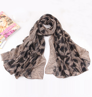 Floral voile fashion scarves shawl
