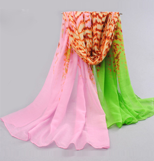 Stitching wild leopard scarf shawl