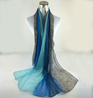 Striped stitching shawl scarves wholesale