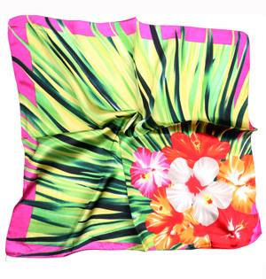 Hangzhou women square silk scarf