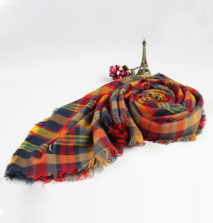 Women faux wool scarves