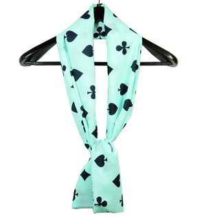 Women long silk scarf styles