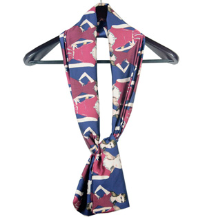 Hot sale plain silk scarves