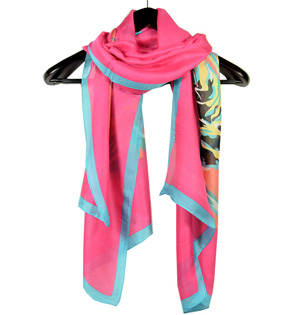 Top selling floral silk scarf