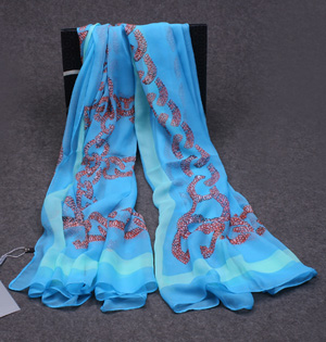 Wholesale fashion women silk scarf