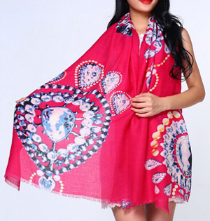 Wholesale twill cotton long scarf