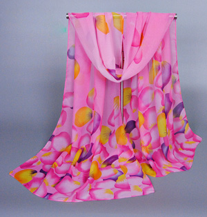 Wholesale printed chiffon scarf women