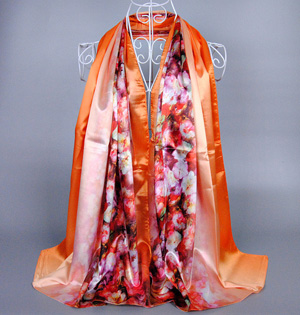 Wholesale silk digital print scarf