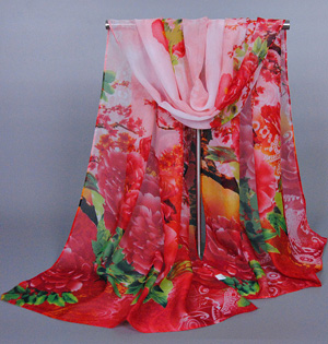 Wholesale chinese style chiffon scarf