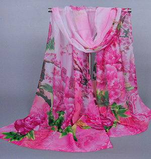 Wholesale chinese style chiffon scarf
