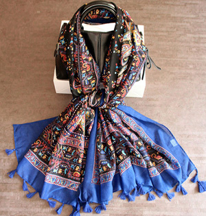 Cashew flower scarves uk