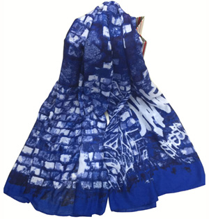 Wholesale graffiti women scarf