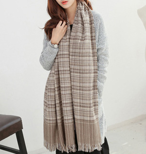 Cashmere plaid scarf wholesale