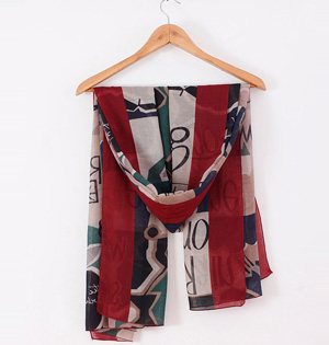 Wholesale cotton knitted scarf fashion